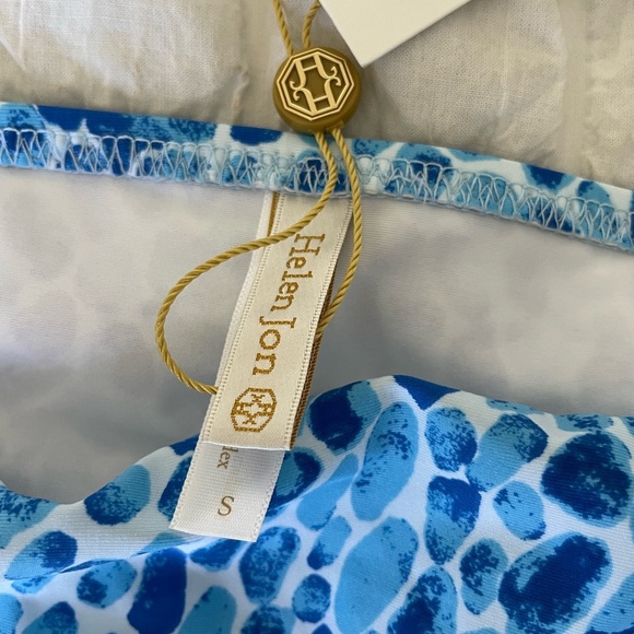 Helen Jon Blue Patterned Swim Bottom - Picture 4 of 8